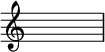 {\key c\major\override Staff.TimeSignature.stencil=##f \skip 1}\layout {indent = #0 line-width = #26 ragged-last = ##f}