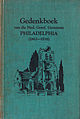 Gedenkboek van die Ned. Geref. Gemeente Philadelphia (1863–1938).