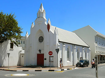 Die Evangeliese Lutherse kerkie op Stellenbosch, ingewy op 28 November 1854, sedert 1969 'n kunsmuseum van die US.