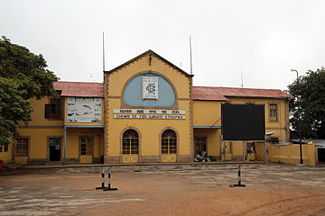 Spoorwegstasie in Dire Dawa, Ethiopië se naasgrootste stad.