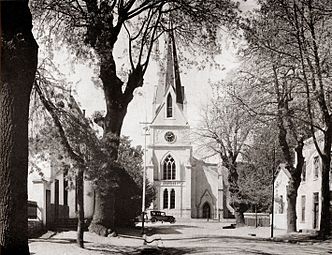 Stellenbosch se moederkerk, afgeneem in 1930.