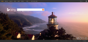Bing Homepage in September 2013