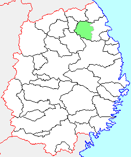 山形村の県内位置図