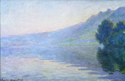 The Seine at Port-Villez, Pink Effect (1894), Claude Monet