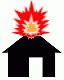 Haus Crime symbol house fire80px.gif