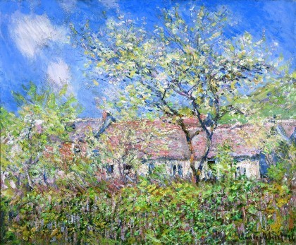 Springtime at Giverny (1886), Claude Monet