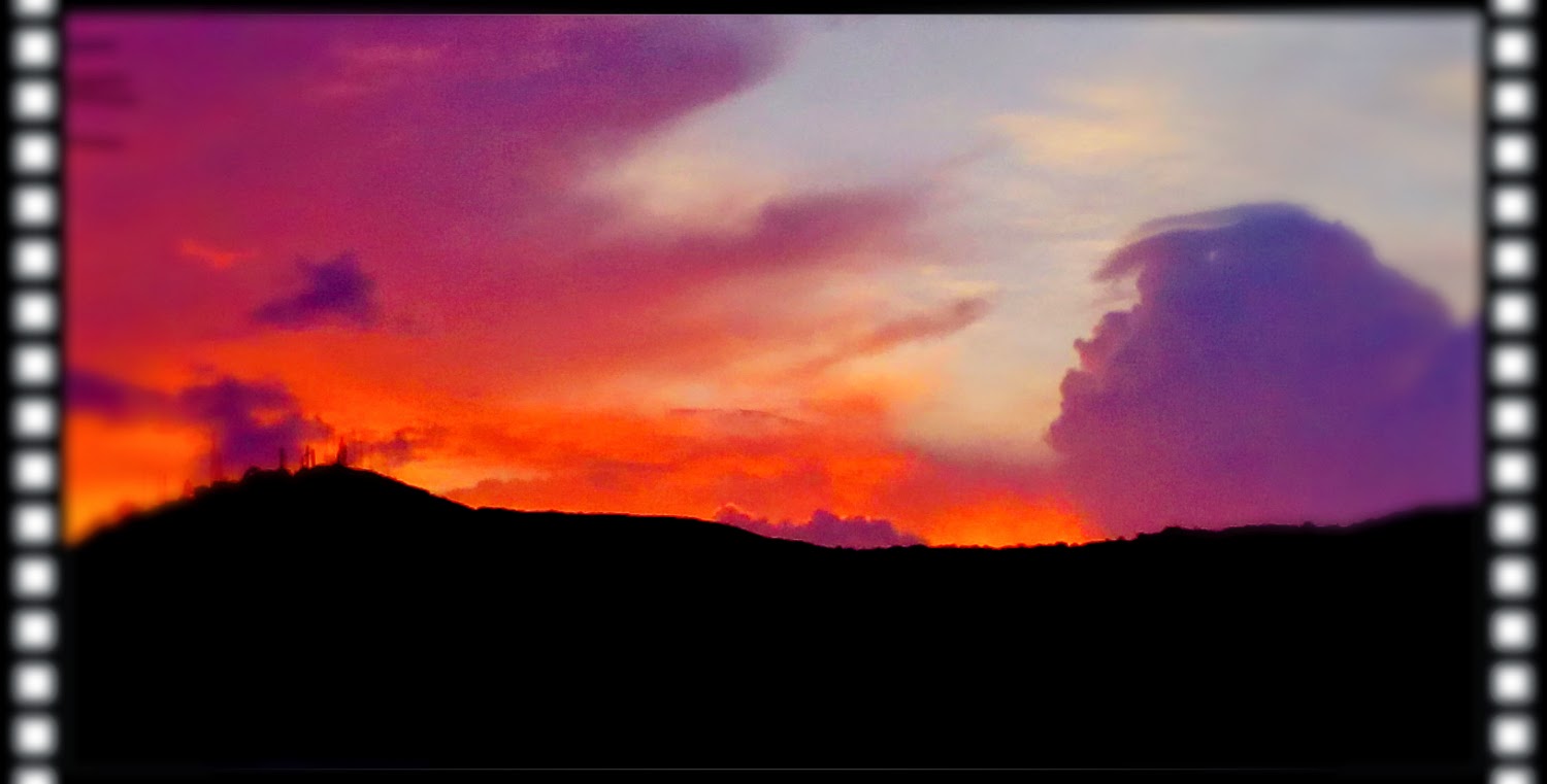 Sunset in the Valle del Cauca