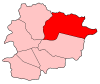 Position of Canillo parish in Andorra