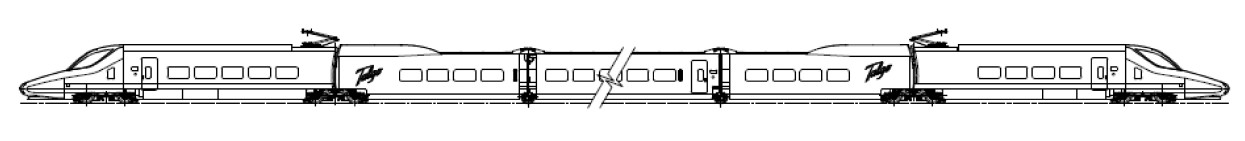 塔爾高Avril電力動車組正視圖