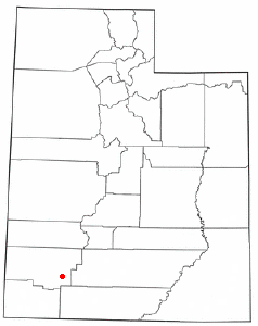 Location of Brian Head, Utah