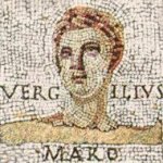 Depiction of Virgil, 3rd-century AD,[1] "Monnus-Mosaic", Rheinisches Landesmuseum Trier