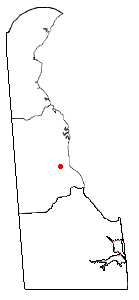 Location of Magnolia, Delaware