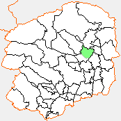 喜連川町の県内位置図