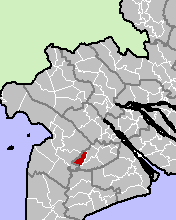 Location in Hậu Giang Province