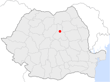 Location of Gheorgheni