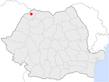 Location of Satu Mare