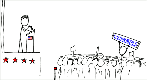 "Wikipedian Protester" at xkcd, by Randall Munroe