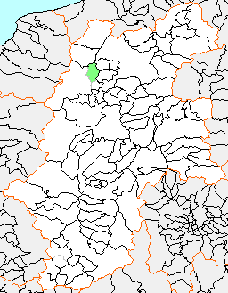 美麻村の県内位置図