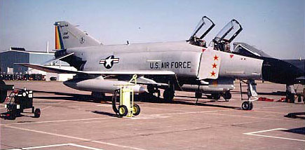 (F-4 with tandem pilot & WSO canopies open)