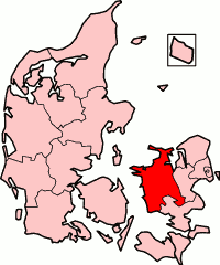 West Zealand County in Denmark