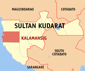 Mapa han Sultan Kudarat nga nagpakita kon hain nahamutang an Kalamansig