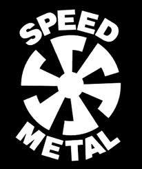 The image shows the Speed Metal Swirl, a swirl with the word "Speed" above it and the word "Metal" below it.