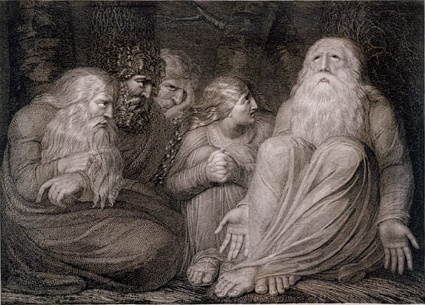 Job and his tormentors, one of William Blake's illustrations of Job.