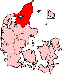 North Jutland County in Denmark