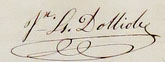 signature de Jean-Louis Dolliole