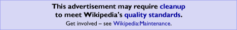 Wikipedia ad for Wikipedia:Maintenance