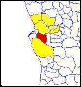 Icolo e Bengo (red) in Bengo province (yellow)