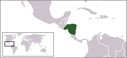 Location of Central America