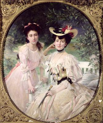 Madame Collas e sua figlia Giselle, 1903