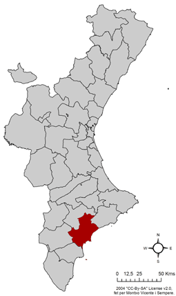 Localisation de Alacantí