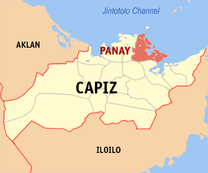 Mapa han Capiz nga nagpapakita kon hain nahamutangan an Panay