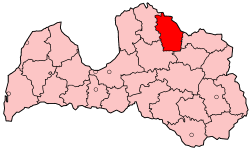 Location of Valka district