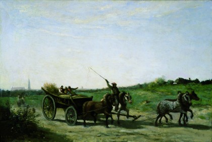 The Wagon of Arras (1853), Jean-Baptiste-Camille Corot