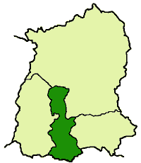 South Sikkim's location in Sikkim