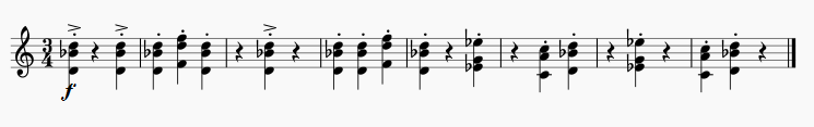 Martinu Symphony No. 1, 2nd movement, theme