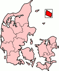 Bornholmg County in Denmark