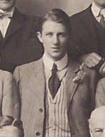 W J Ashby with the British Isles rugby union team, 1910