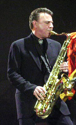 Hamilton performing at Wembley Arena in London, 2003