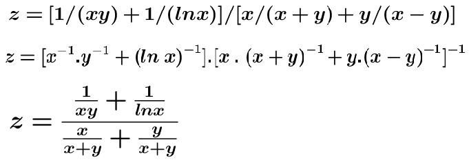 Tres formulaciones