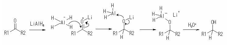 LAHによるヒドリド還元