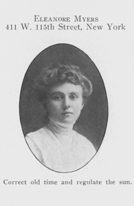 Eleanore Myers Jewett, 1912