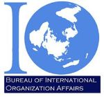 Logo of the Bureau of International Organization Affairs