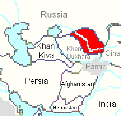 Kokand - Localizzazione