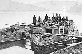The Pauzoks at Lena river