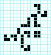 Une structure de quarante cellules asymétrique