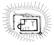 Ground plan of the castle